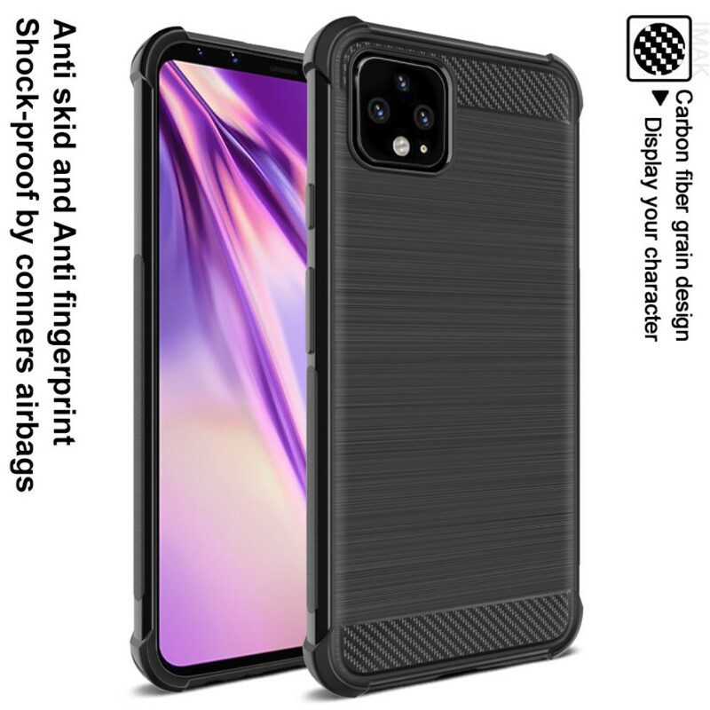 Cover Google Pixel 4 XL Fibra Di Carbonio Spazzolato Imak