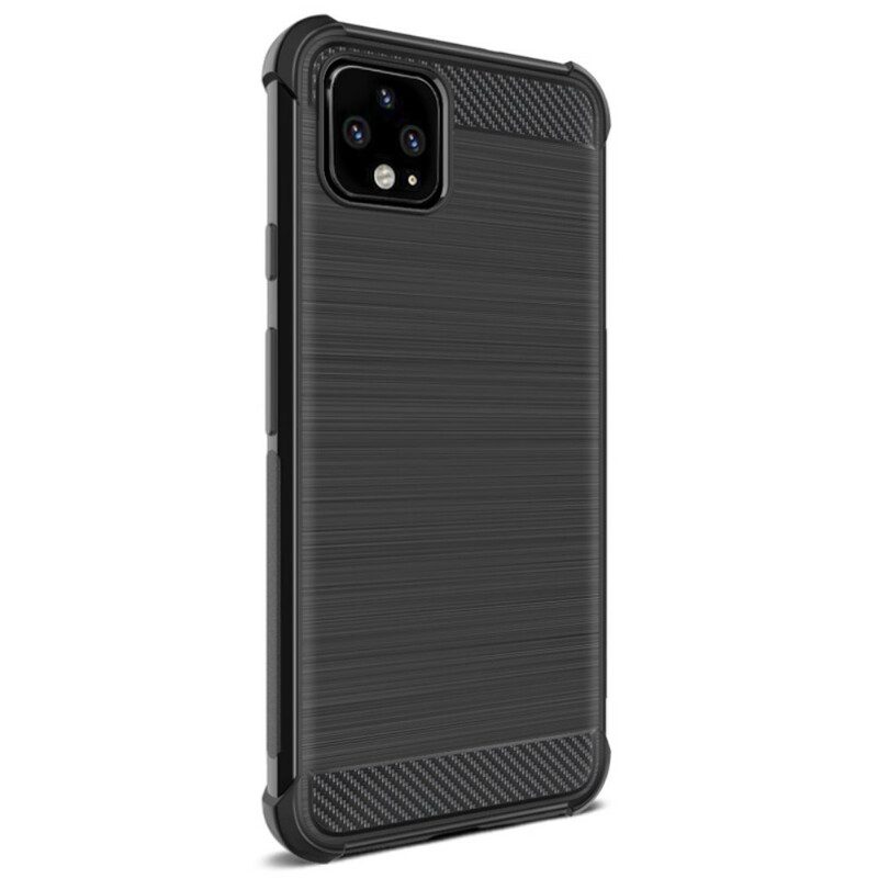 Cover Google Pixel 4 XL Fibra Di Carbonio Spazzolato Imak