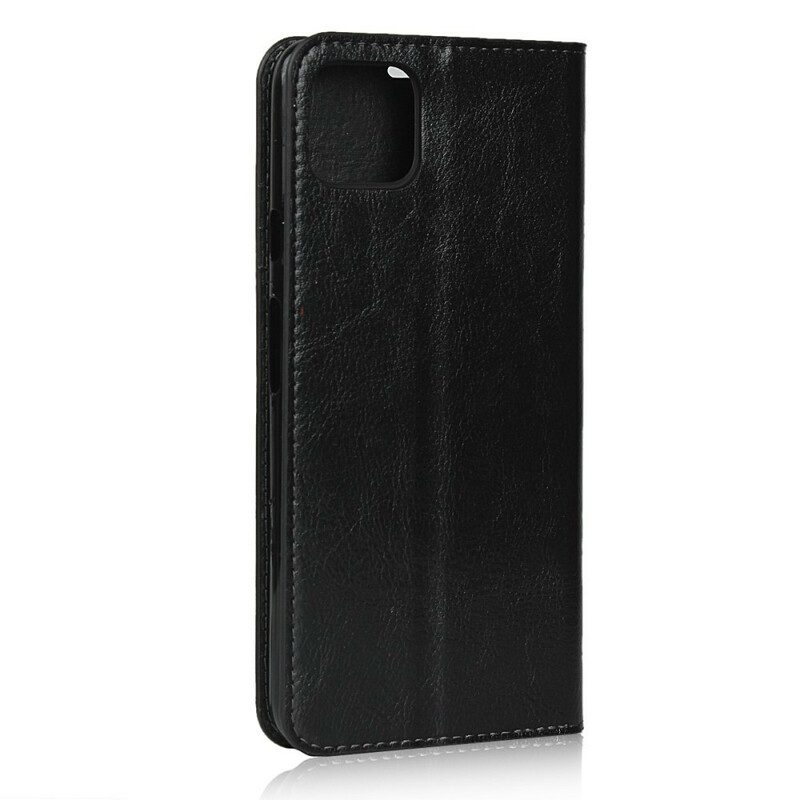 Folio Cover Google Pixel 4 XL Custodia in pelle Pelle Vera