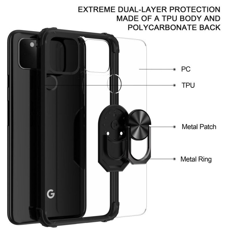 Cover Google Pixel 4A 5G Angoli Rinforzati In Acrilico