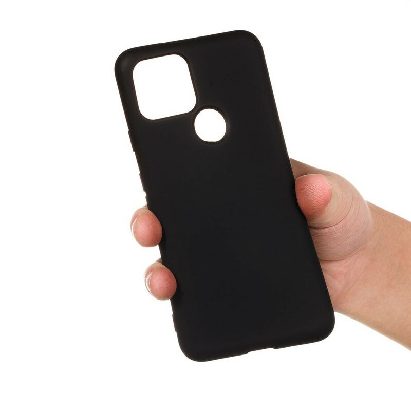 Cover Google Pixel 4A 5G Design In Silicone Liquido Con Cordino