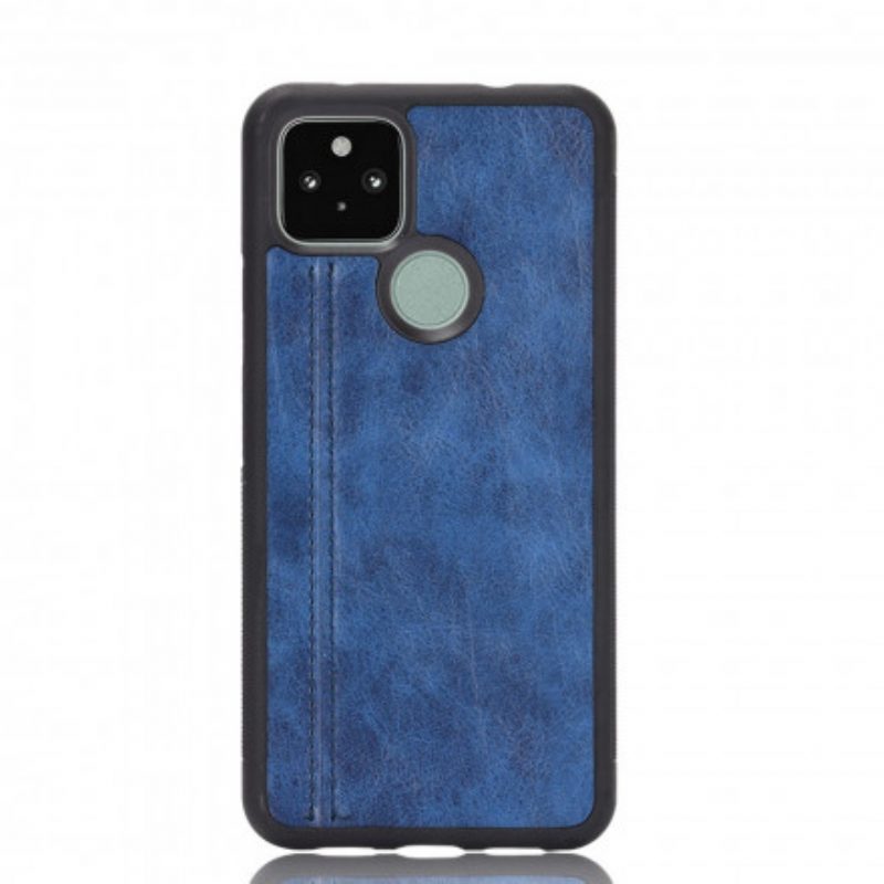 Cover Google Pixel 4A 5G Effetto Pelle Couture