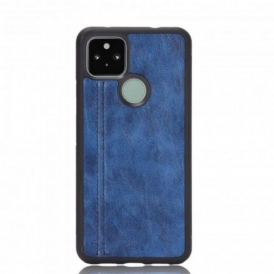 Cover Google Pixel 4A 5G Effetto Pelle Couture