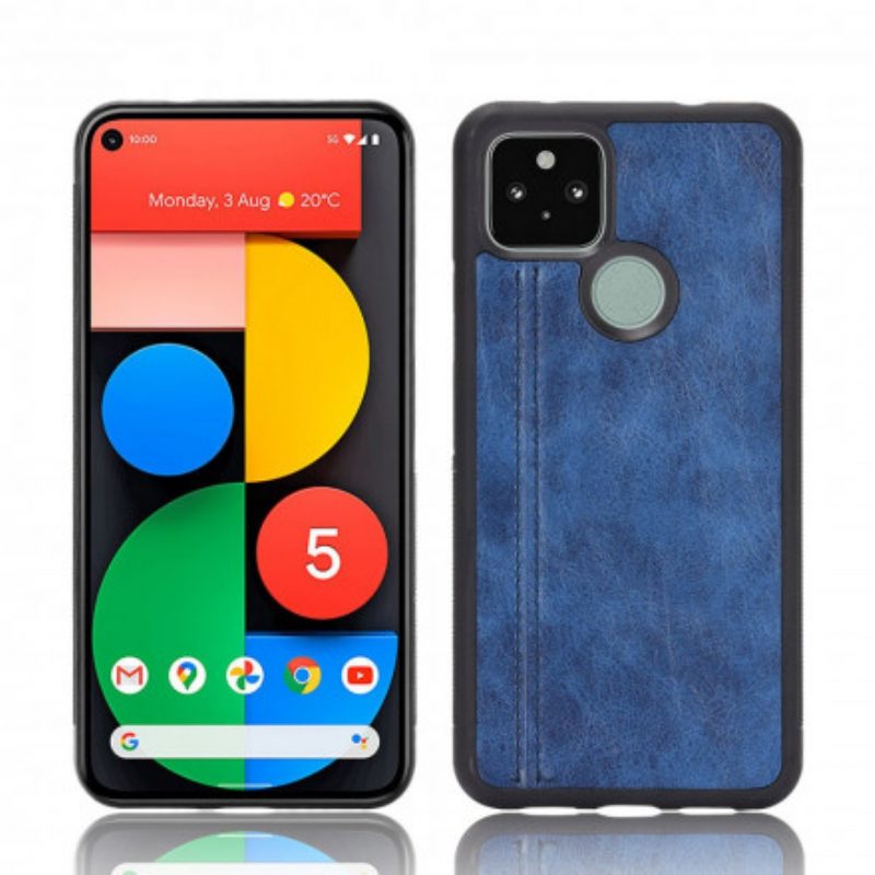 Cover Google Pixel 4A 5G Effetto Pelle Couture