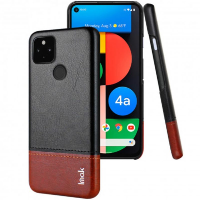 Cover Google Pixel 4A 5G Imak Serie Ruiyi Effetto Pelle