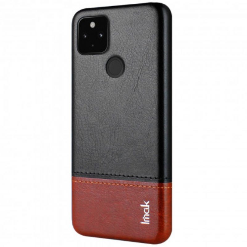 Cover Google Pixel 4A 5G Imak Serie Ruiyi Effetto Pelle