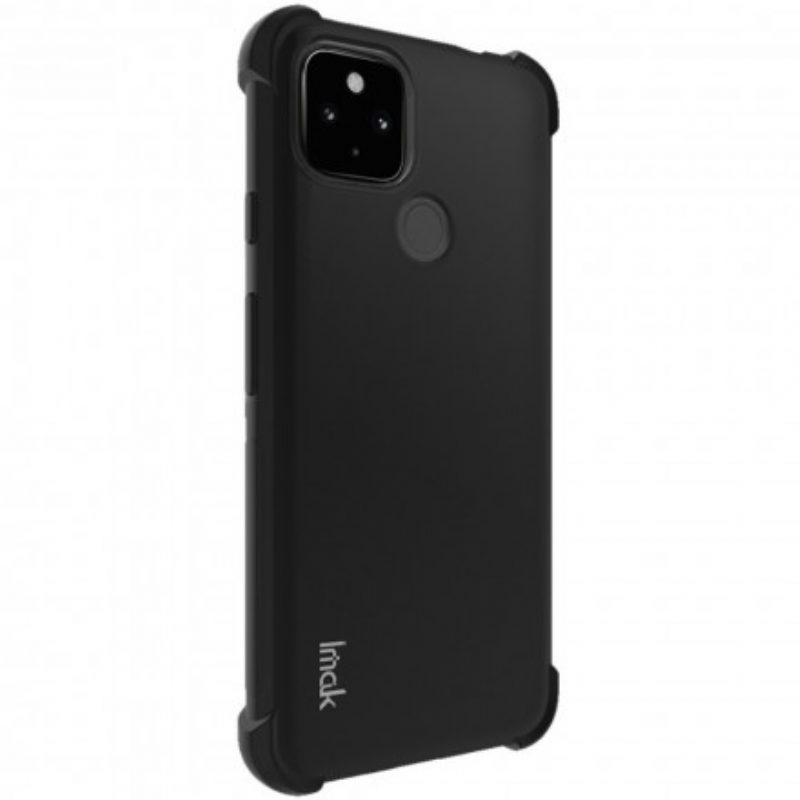 Cover Google Pixel 4A 5G Silicone Flessibile Con Pellicola Per Schermo Imak