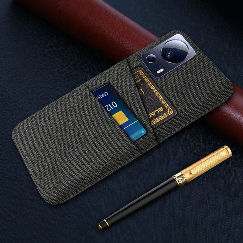 Cover Xiaomi 13 Lite Panno Con Portacarte