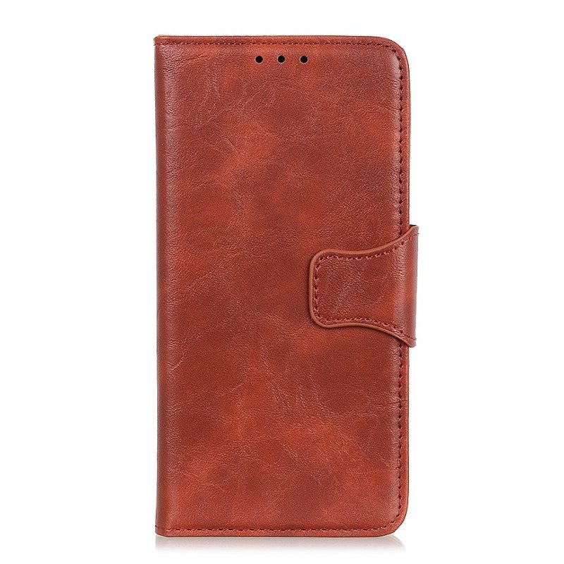 Custodia in pelle Xiaomi 13 Lite Chiusura Reversibile In Pelle Crosta