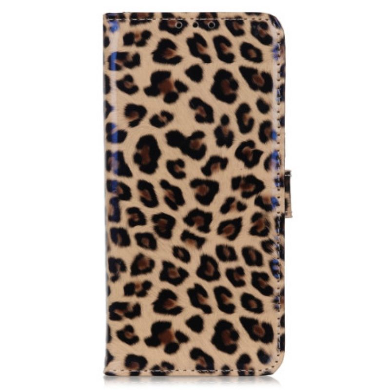 Custodia in pelle Xiaomi 13 Lite Leopardo