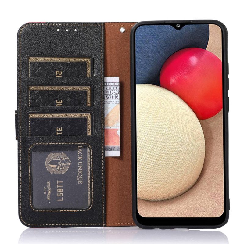 Custodia in pelle Xiaomi 13 Lite Lychee Style Rfid Khazneh