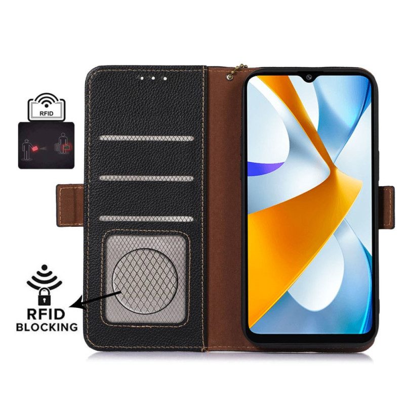 Custodia in pelle Xiaomi 13 Lite Protezione Rfid In Vera Pelle