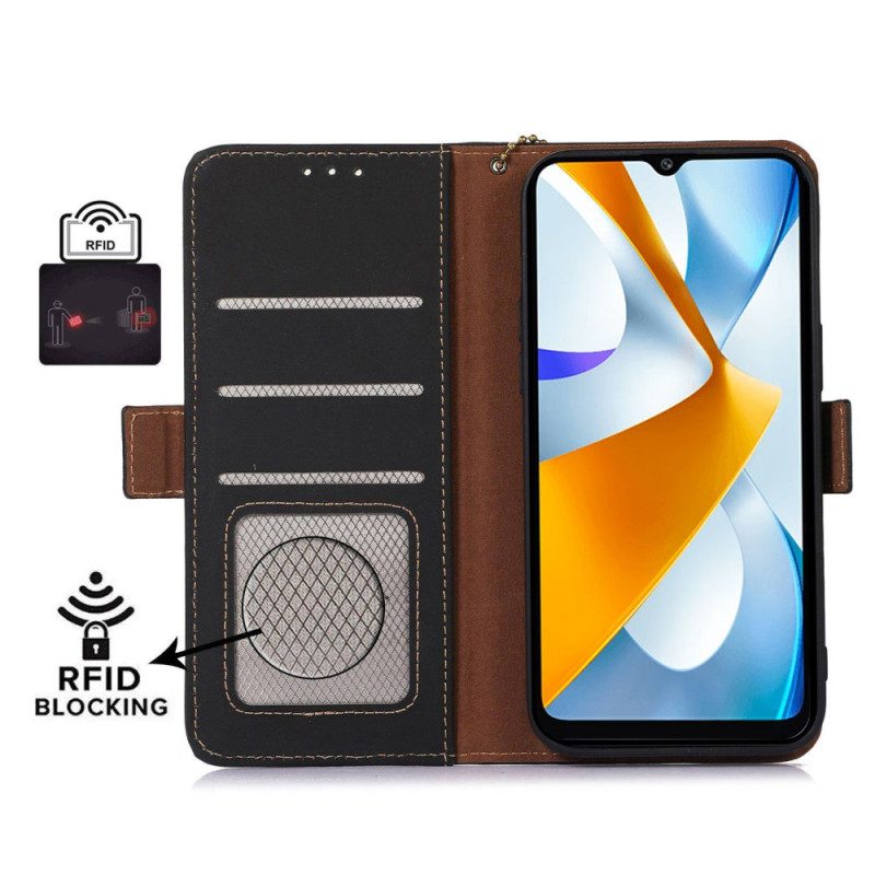 Custodia in pelle Xiaomi 13 Lite Protezione Rfid In Vera Pelle