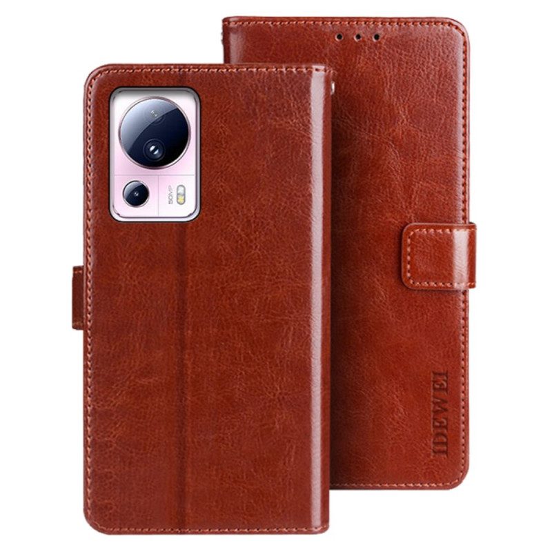 Custodia in pelle Xiaomi 13 Lite Similpelle Idewei