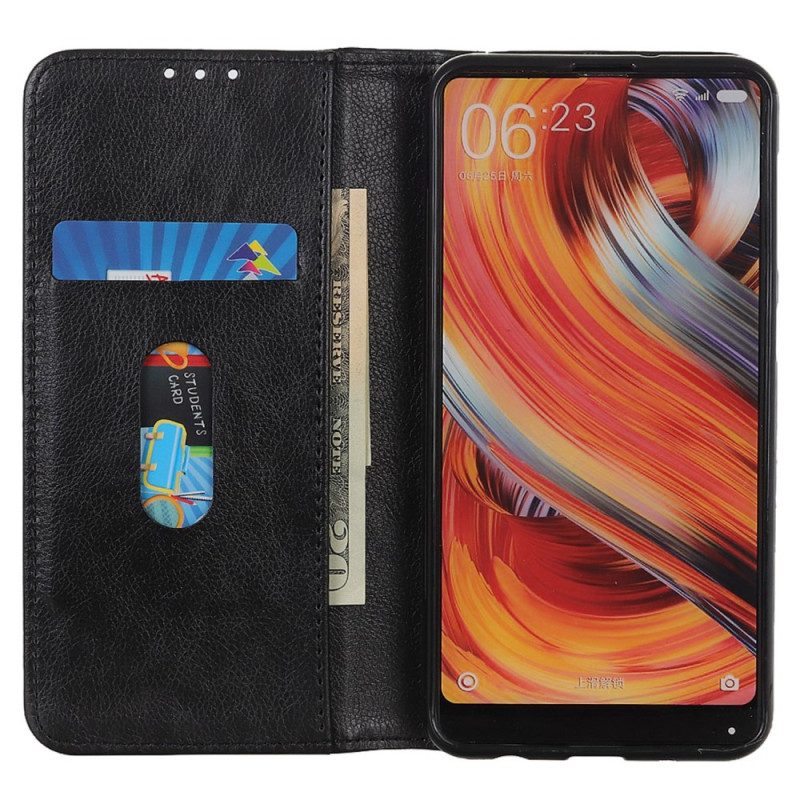 Folio Cover Xiaomi 13 Lite Custodia in pelle Pelle Crosta Versione Colorata