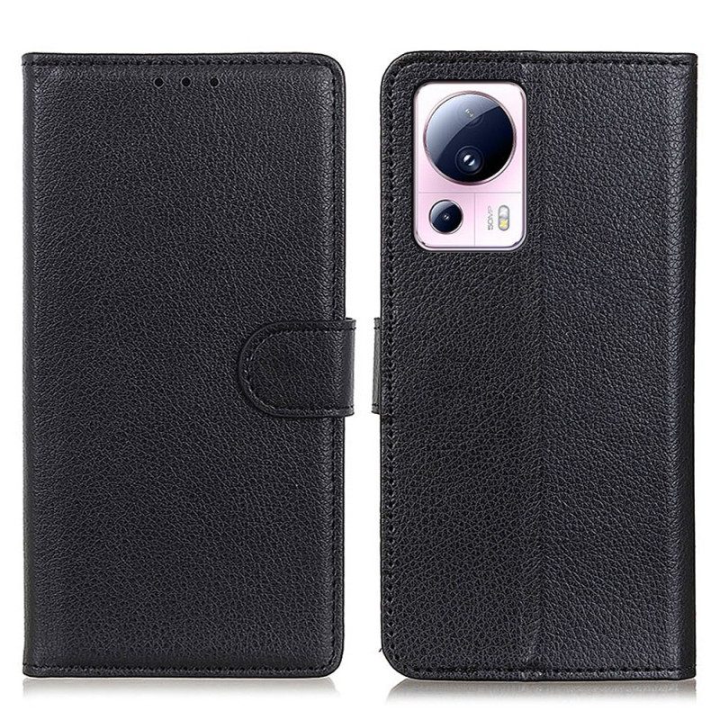 Folio Cover Xiaomi 13 Lite Ecopelle Tradizionale