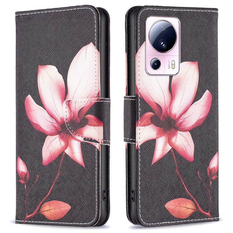 Folio Cover Xiaomi 13 Lite Fiore Rosa