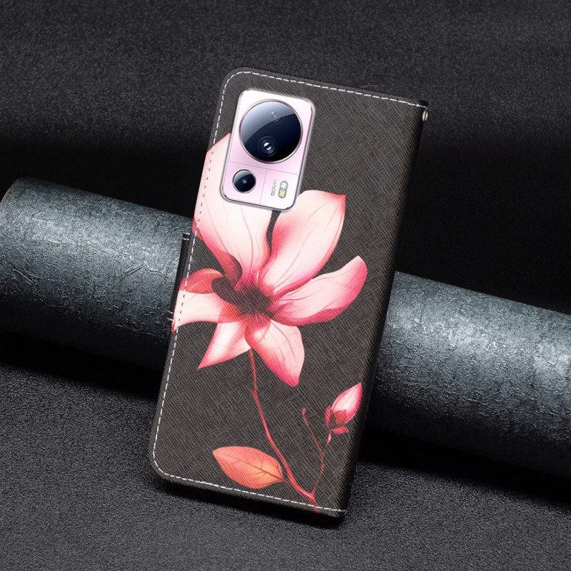 Folio Cover Xiaomi 13 Lite Fiore Rosa