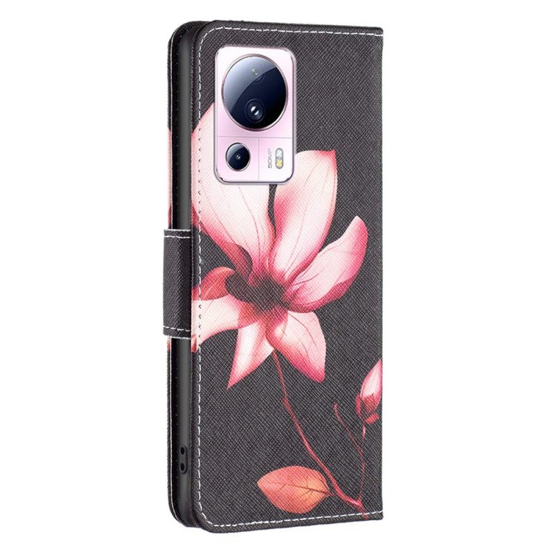 Folio Cover Xiaomi 13 Lite Fiore Rosa