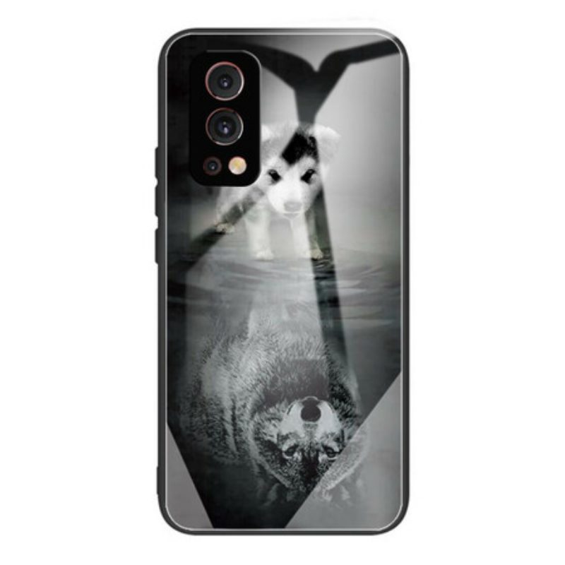 Cover OnePlus Nord 2 5G Cucciolo Di Sogno In Vetro Temperato