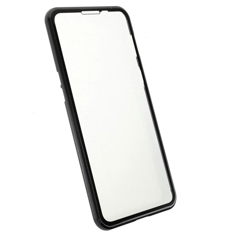 Cover OnePlus Nord 2 5G Due Lati In Vetro Temperato Magnetico E Metallo