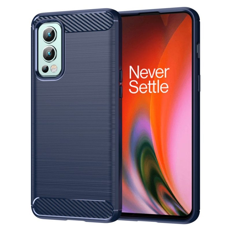 Cover OnePlus Nord 2 5G Fibra Di Carbonio Spazzolata