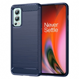 Cover OnePlus Nord 2 5G Fibra Di Carbonio Spazzolata