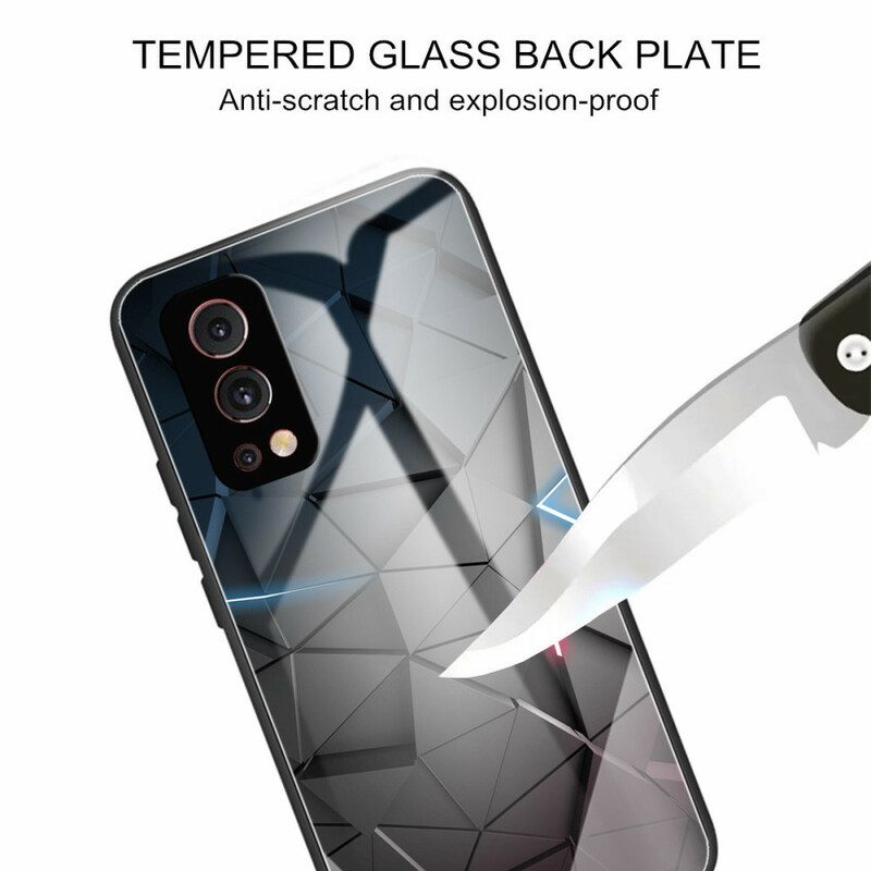 Cover OnePlus Nord 2 5G Geometria In Vetro Temperato