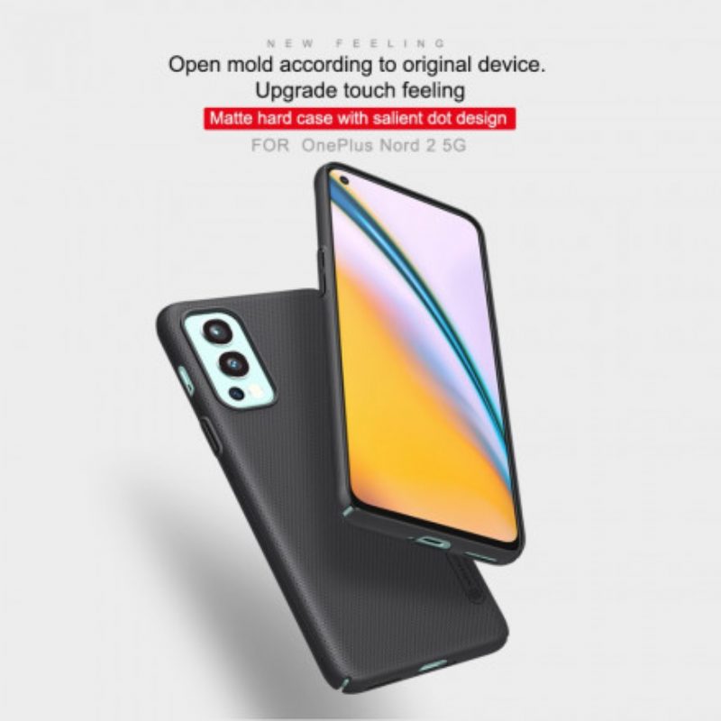 Cover OnePlus Nord 2 5G Nillkin Glassato Rigido