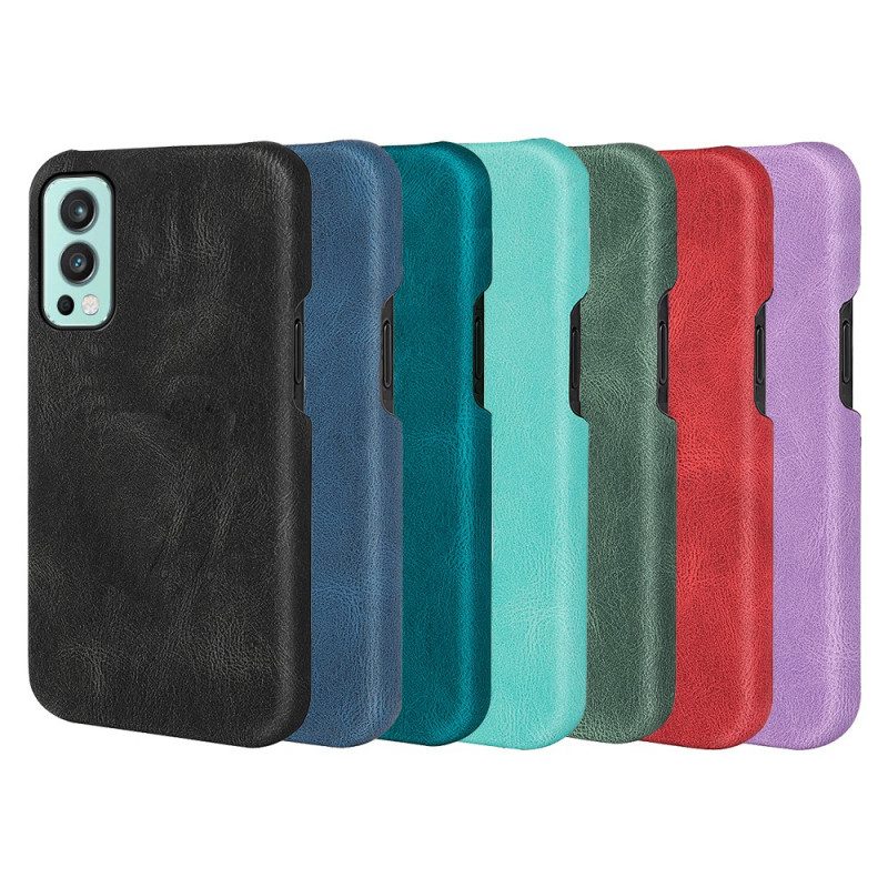 Cover OnePlus Nord 2 5G Nuovi Colori Elegance Effetto Pelle