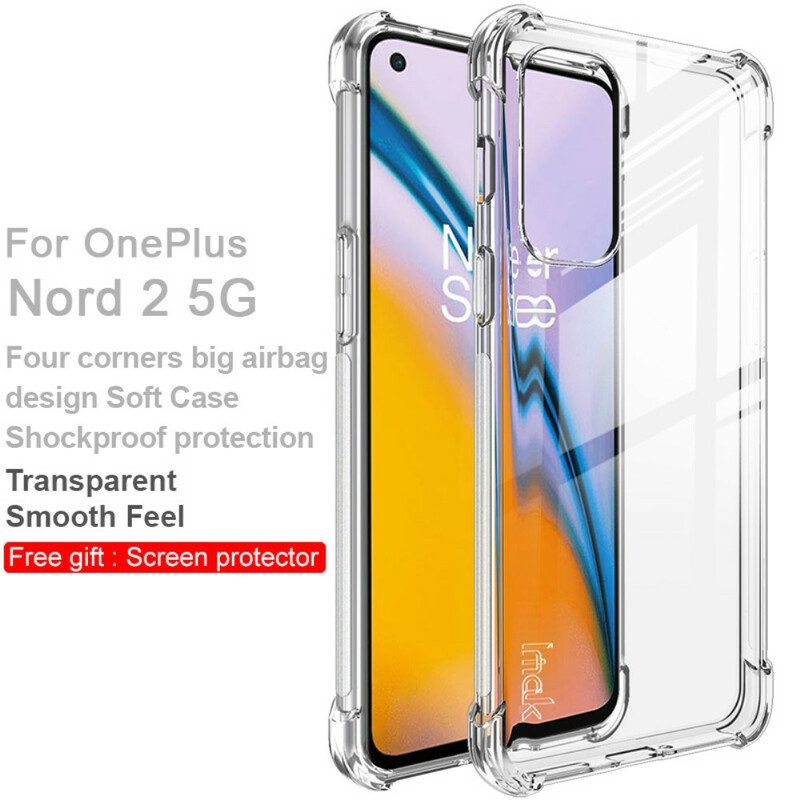 Cover OnePlus Nord 2 5G Trasparente Silky Imak