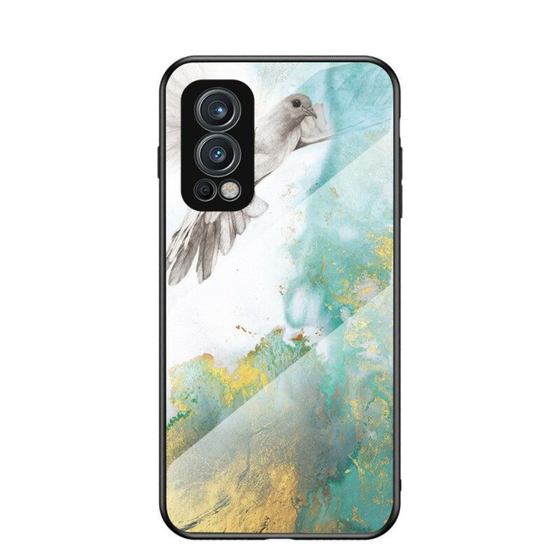 Cover OnePlus Nord 2 5G Vetro Temperato Colori Marmo