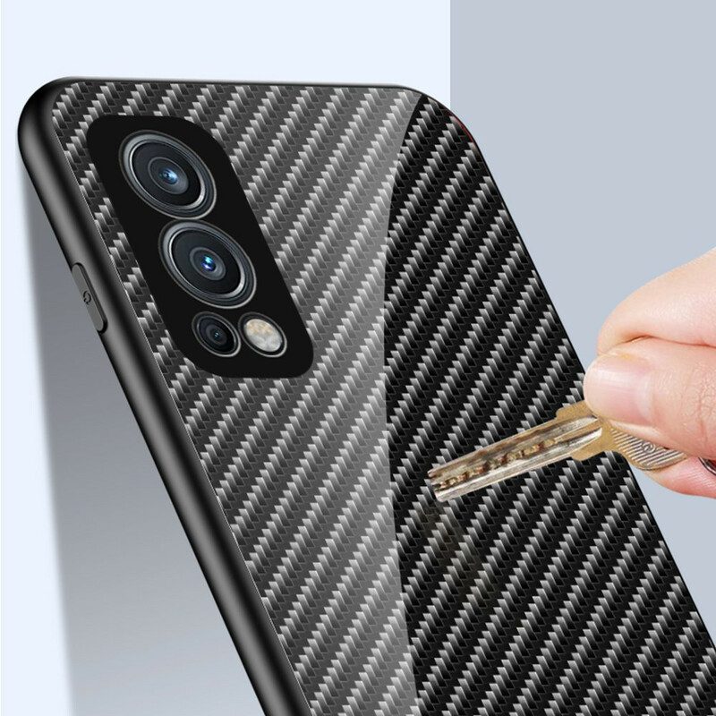 Cover OnePlus Nord 2 5G Vetro Temperato In Fibra Di Carbonio