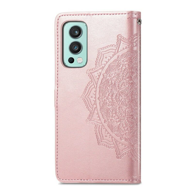 Custodia in pelle OnePlus Nord 2 5G Mandala Medioevo