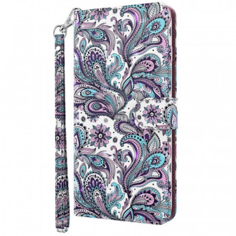 Custodia in pelle OnePlus Nord 2 5G Paisley