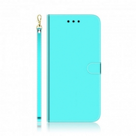 Folio Cover OnePlus Nord 2 5G Copri Specchietto In Ecopelle