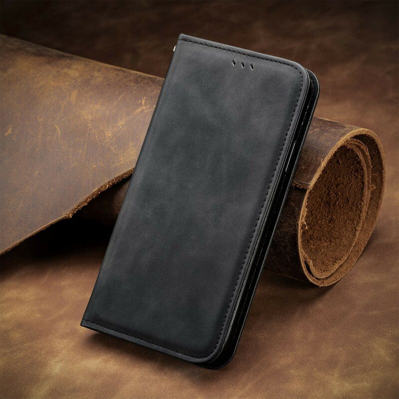 Folio Cover OnePlus Nord 2 5G Custodia in pelle Design Skin-touch