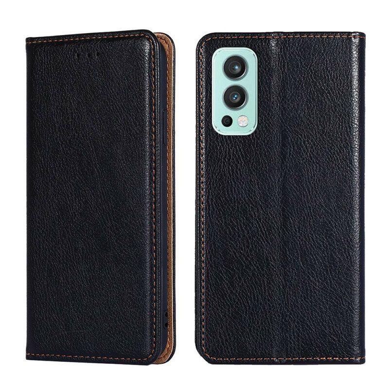 Folio Cover OnePlus Nord 2 5G Custodia in pelle Stile Vintage In Pelle