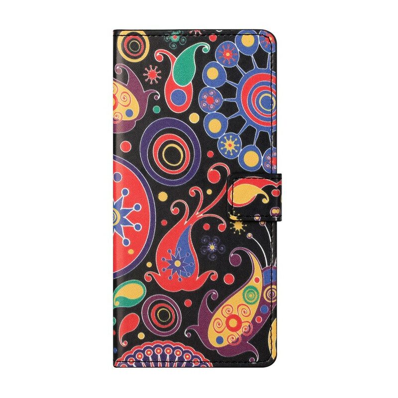 Folio Cover OnePlus Nord 2 5G Disegni Di Galassie