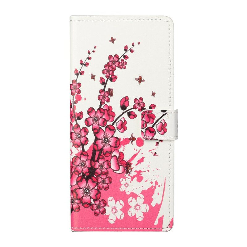 Folio Cover OnePlus Nord 2 5G Fiori Tropicali