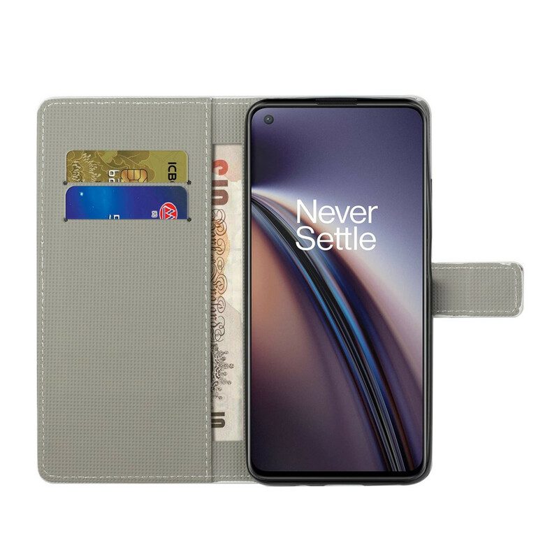 Folio Cover OnePlus Nord 2 5G Fiori Tropicali