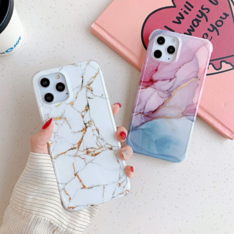 Cover iPhone 11 Pro Angoli Rinforzati In Stile Marmo