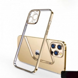 Cover iPhone 11 Pro Bordi Stile Metallo Trasparente Sulada