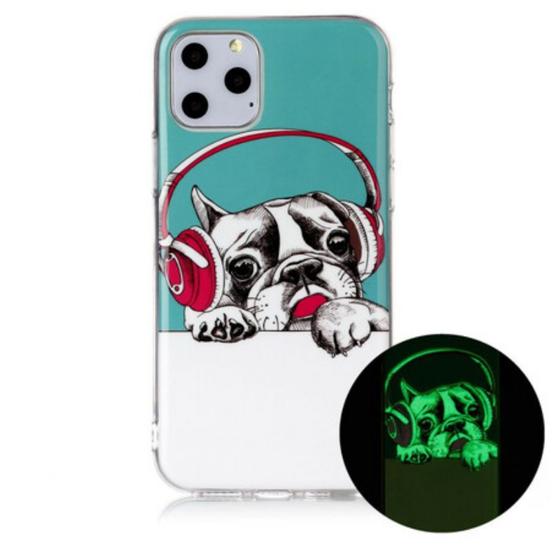 Cover iPhone 11 Pro Cane Fluorescente