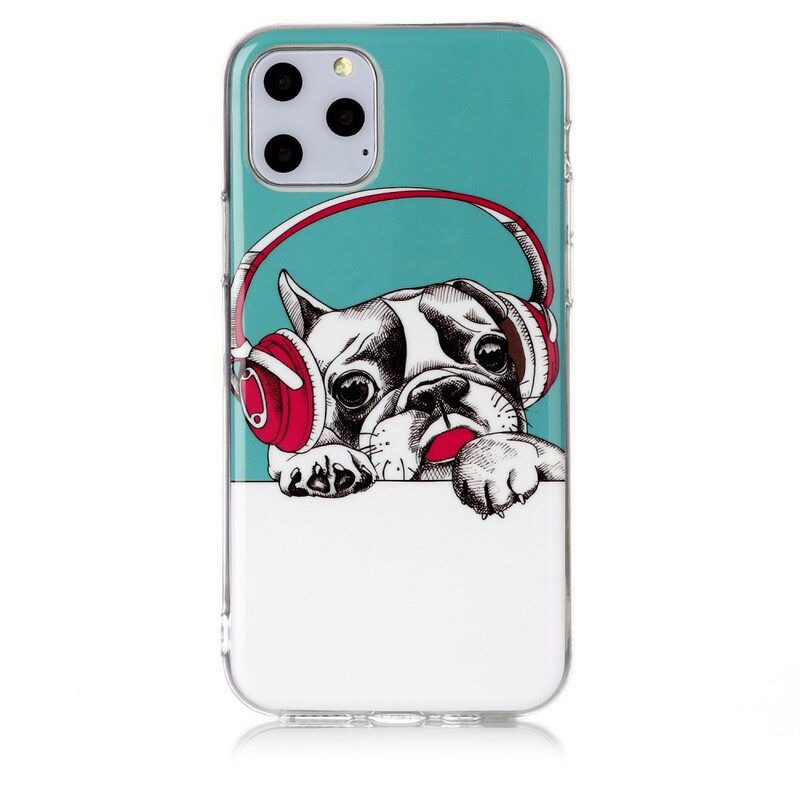 Cover iPhone 11 Pro Cane Fluorescente