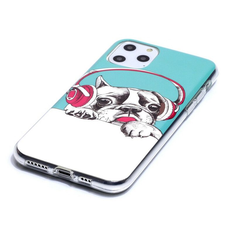 Cover iPhone 11 Pro Cane Fluorescente