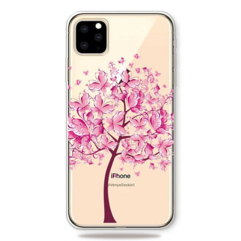 Cover iPhone 11 Pro Cima Dell'albero Rosa