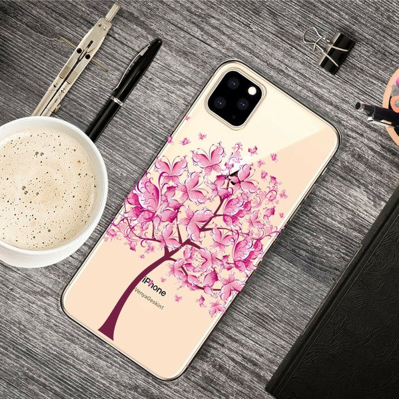 Cover iPhone 11 Pro Cima Dell'albero Rosa