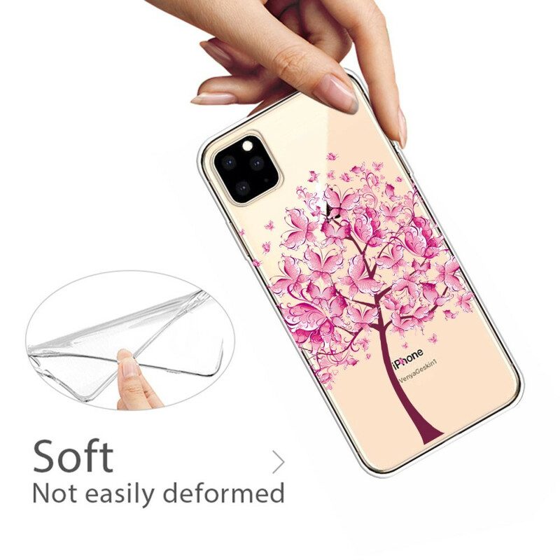 Cover iPhone 11 Pro Cima Dell'albero Rosa