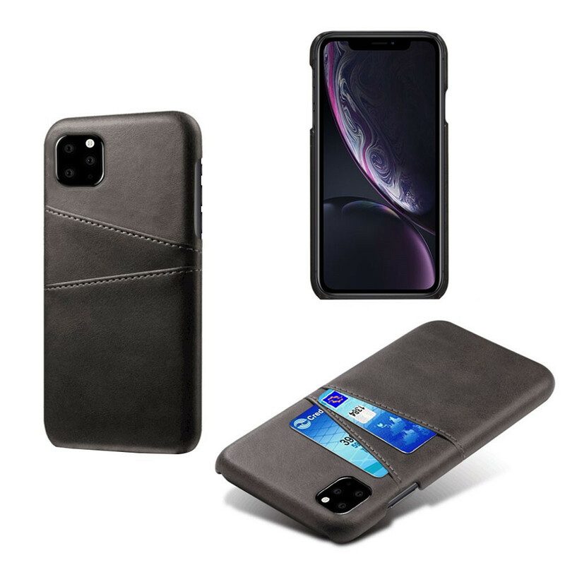 Cover iPhone 11 Pro Doppio Titolare Della Carta